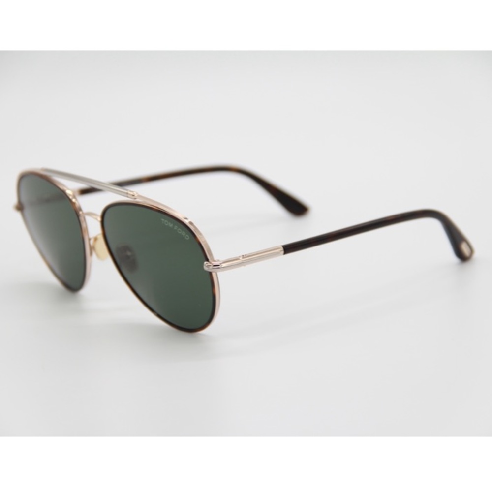 NEW TOM FORD CURTIS TF748 52N UNISEX AVIATOR SUNGLASSES TOM FORD FT0748/S GREEN - Picture 5 of 16